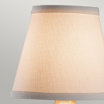 Бра со стеклянным шарообразным декором с пузырьками и бежевым абажуром Feiss варинант исполнения - 2 | Loft Concept в Липецке