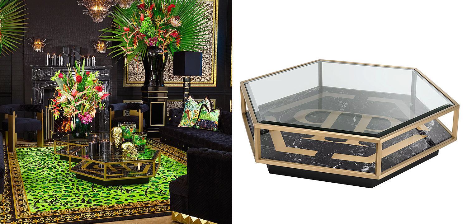 Кофейный стол Philipp Plein Coffee Table Falcon View Кофейный стол Philipp Plein Coffee Table Falcon View - Loft-Concept в Липецке
