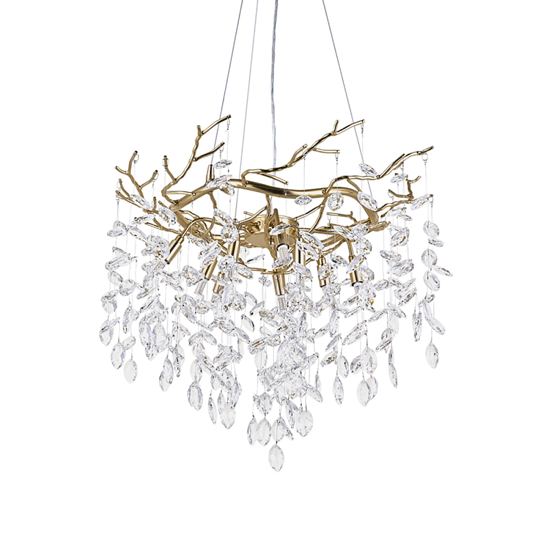 Люстра Floes Gold Хрустальная Золотой в Липецке | Loft Concept 