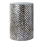 Столик круглый с инкрустацией Laura Black варинант исполнения - 1 | Loft Concept в Липецке