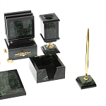 Настольный письменный набор из нефрита в подарочной коробке Victorious варинант исполнения - 5 | Loft Concept в Липецке