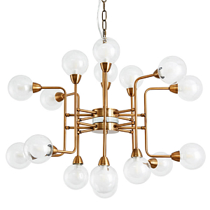 Люстра Bistro Globe Milk Chandelier 16