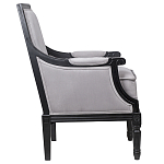 Кресло Harry Armchair black and grey velour варинант исполнения - 2 | Loft Concept в Липецке