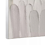 Панно декоративное с ручной росписью Gray Strokes варинант исполнения - 1 | Loft Concept в Липецке