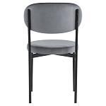 Стул с круглым сиденьем на металлическом основании ALFIE CHAIR Grey варинант исполнения - 3 | Loft Concept в Липецке