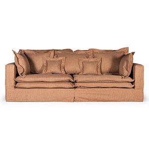 Диван Evelyn Textile Brown Sofa