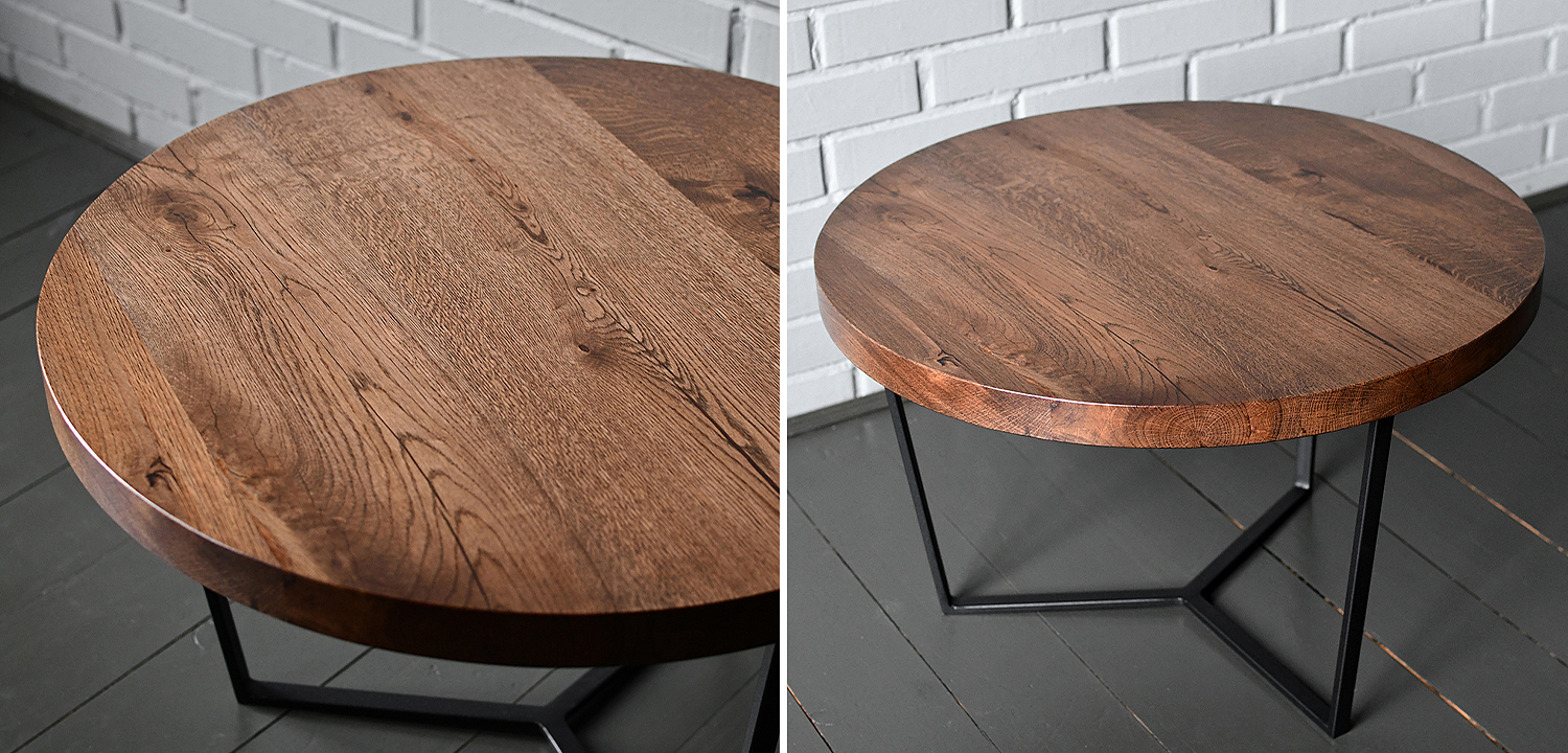 Кофейный стол Trey Industrial Metal Rust Coffee Table Кофейный стол Trey Industrial Metal Rust Coffee Table - Loft-Concept в Липецке