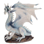 Декоративная статуэтка Белый Дракон Dragon White Statuette варинант исполнения - 3 | Loft Concept в Липецке