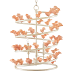 Люстра спиралевидная с фигурками птенцов Playful Chandelier варинант исполнения - 2 | Loft Concept в Липецке