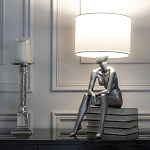 Настольная лампа TERRAMI с абажуром варинант исполнения - 3 | Loft Concept в Липецке
