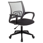 Офисное кресло с основанием из черного пластика Desk chairs Grey варинант исполнения - 1 | Loft Concept в Липецке