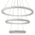 Многоярусная кольцевая люстра с хрустальным декором Gilbertine Crystals Ring Chandelier варинант исполнения - 1 | Loft Concept в Липецке