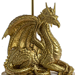 Настольная лампа с абажуром Дракон Golden Dragon Lamp Beige варинант исполнения - 6 | Loft Concept в Липецке