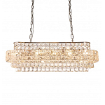 Люстра овальной формы хрустальная в неоклассическом стиле Majesty варинант исполнения - 5 | Loft Concept в Липецке