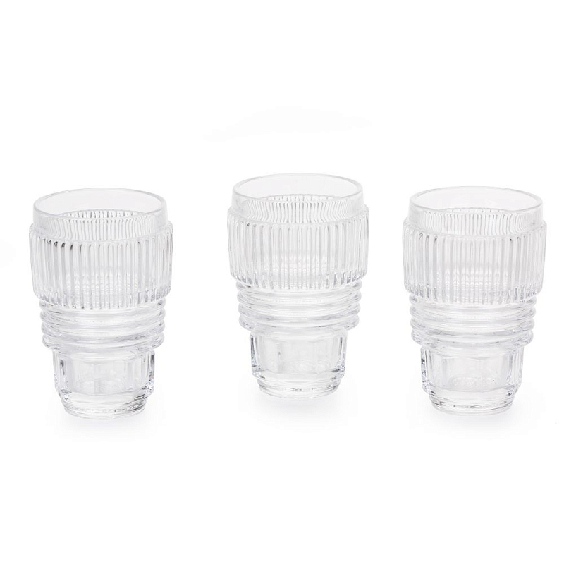 Набор Seletti Machine Collection Large set of 3 Прозрачное Стекло Набор Seletti Machine Collection Large set of 3 Прозрачное Стекло в Липецке | Loft Concept