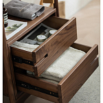 Вешалка деревянная с 2- мя ящиками Moon Walnut Furniture варинант исполнения - 9 | Loft Concept в Липецке