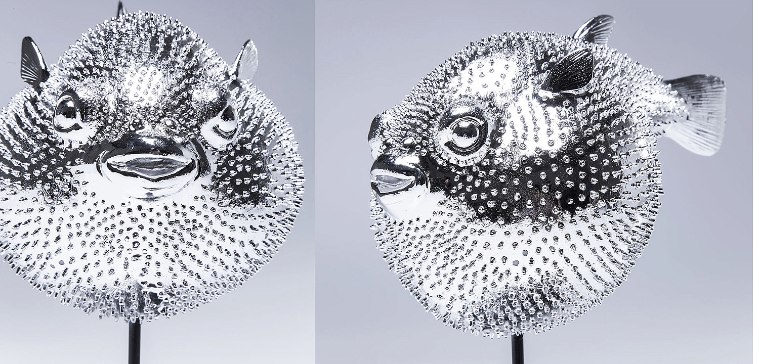 Статуэтка Silver Blowfish Статуэтка Silver Blowfish - Loft-Concept в Липецке
