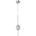 Подвесной светильник с плафоном из хрустального шара Crystal Bubbles Chrome Hanging Lamp варинант исполнения - 2 | Loft Concept в Липецке