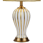 Настольная лампа с абажуром Celestina White Gold Lampshade Table Lamp варинант исполнения - 3 | Loft Concept в Липецке