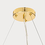 Люстра подвесная из золотых колец 57 см Golden Circles варинант исполнения - 11 | Loft Concept в Липецке