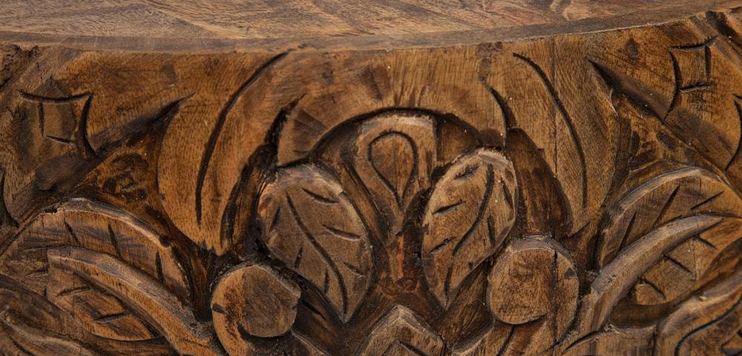 Кофейный стол Indian Carved Mango Tree  - Loft-Concept в Липецке