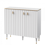 Консоль с дверками и белым рельефным фасадом Expanses of Beauty варинант исполнения - 1 | Loft Concept в Липецке