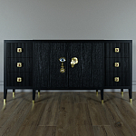 Большой Комод-буфет Elsa Dreams Black с ящиками варинант исполнения - 3 | Loft Concept в Липецке