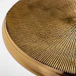 Кофейный стол из металла с круглой столешницей Table Gold Metal варинант исполнения - 5 | Loft Concept в Липецке