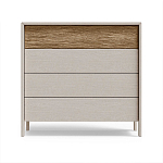 Комод 4 ящика с подсветкой на рельефном фасаде Warm Industrial варинант исполнения - 5 | Loft Concept в Липецке