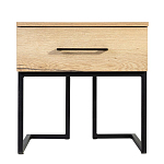 Тумба прикроватная с ящиком в стиле лофт Urban Style Space 2 варинант исполнения - 3 | Loft Concept в Липецке