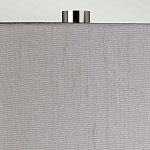 Настольная лампа с цилиндрическим абажуром и прозрачным стеклянным основанием Quintiesse варинант исполнения - 6 | Loft Concept в Липецке