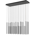 Люстра каскадная черная Black Cascade Chandelier варинант исполнения - 1 | Loft Concept в Липецке