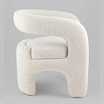 Кресло дизайнерское для лаунж зоны жемчужного цвета Pearl Lounge варинант исполнения - 8 | Loft Concept в Липецке