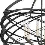 Люстра черная из эллиптических элементов Overlapping Orbits варинант исполнения - 1 | Loft Concept в Липецке