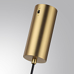 Подвесной светильник с плафоном в форме цилиндра из алебастра Cryptocrystalline Stone варинант исполнения - 4 | Loft Concept в Липецке