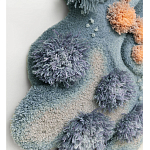 Тканый вручную Большой абстрактный гобелен Frost Forest варинант исполнения - 2 | Loft Concept в Липецке