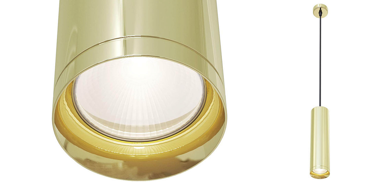 Подвесной светильник Trumpet tube gold 30 Подвесной светильник Trumpet tube gold 30 - Loft-Concept в Липецке