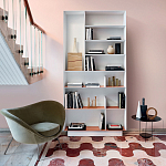 Дизайнерский стеллаж с вертикальными и горизонтальными полками Gio Ponti D.357.1 D.357.2 Rack варинант исполнения - 5 | Loft Concept в Липецке