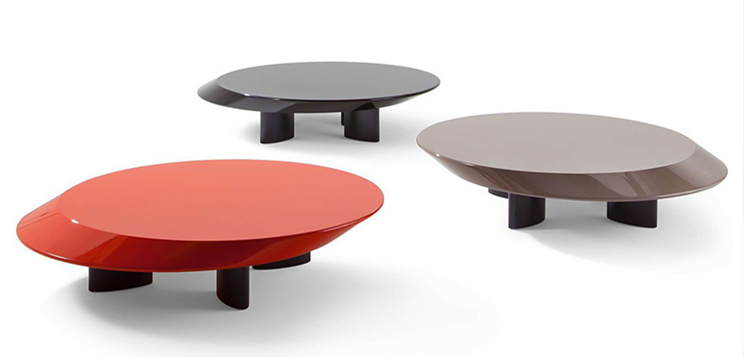 Кофейный стол Ellipse Red Glossy Coffee Table Кофейный стол Ellipse Red Glossy Coffee Table - Loft-Concept в Липецке