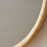 Зеркало круглое в раме из ротанга Wickerwork варинант исполнения - 2 | Loft Concept в Липецке