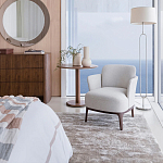 Приставной стол в шпоне ореха Elega варинант исполнения - 6 | Loft Concept в Липецке