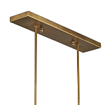 Люстра прямоугольная из толстого литого стекла Cast Glass варинант исполнения - 5 | Loft Concept в Липецке