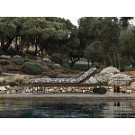 Шезлонг на металлическом каркасе с регулируемой спинкой GUELL Sunbed варинант исполнения - 9 | Loft Concept в Липецке