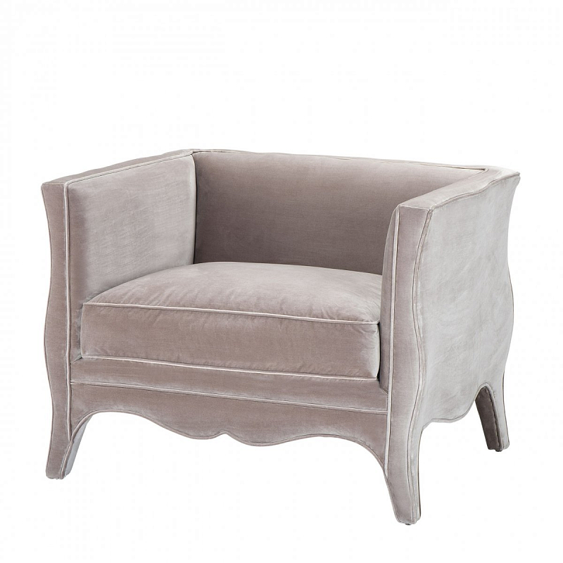 Кресло Eichholtz Chair Bouton Розовый пастельный Кресло Eichholtz Chair Bouton Розовый пастельный в Липецке | Loft Concept