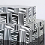 Набор из двух шкатулок Noe Black White Box варинант исполнения - 3 | Loft Concept в Липецке