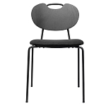 Стул с мягким сиденьем черный Stool Loft Black варинант исполнения - 1 | Loft Concept в Липецке