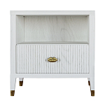 Прикроватная тумбочка с полкой Elsa Dreams White варинант исполнения - 6 | Loft Concept в Липецке