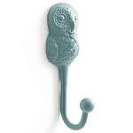 Настенный крючок в виде совы Owl Wall Hook Blue варинант исполнения - 3 | Loft Concept в Липецке