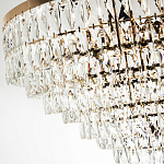 Люстра с прямоугольными хрустальными подвесками Lunet Crystal Rectangulars Chandelier 18 варинант исполнения - 2 | Loft Concept в Липецке