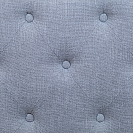 Изголовье кровати серое с мягкой обивкой из рогожки Emma Headboard варинант исполнения - 3 | Loft Concept в Липецке